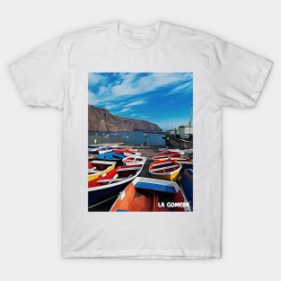 Valle Gran Rey puerto La Gomera T-Shirt